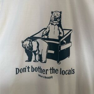 Graphic Tee with Bear Print